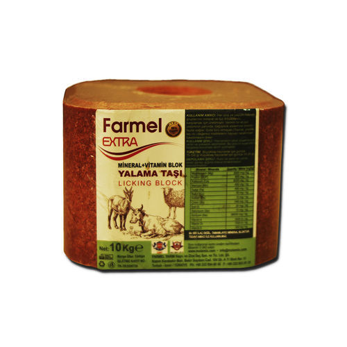 Лизунец для крупного рогатого скота - EXTRA - FARMEL TARIM HAYVANCILIK YEM VE ZIRAI ILAC SANAYI VE TICARET LIMITED SIRKETI - с солью / с витаминами / минералы