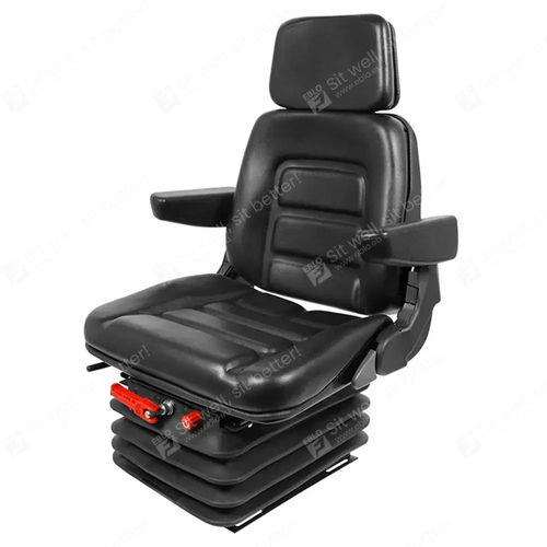 Сидение с механической подвеской - MGV84/Top15 - EBLO Seating B.V. - для трактора / с подлокотником