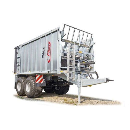 Прицеп-самосвал - ASW 160 FOX - Fliegl Agrartechnik GmbH - сельскохозяйственный / для тяжёлой техники / с выталкивающим дном