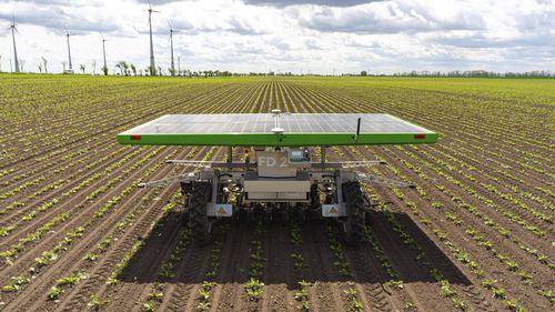 Многоцелевой робот агроэлектрический - FD20 - FarmDroid - для прополки / автономный блок
