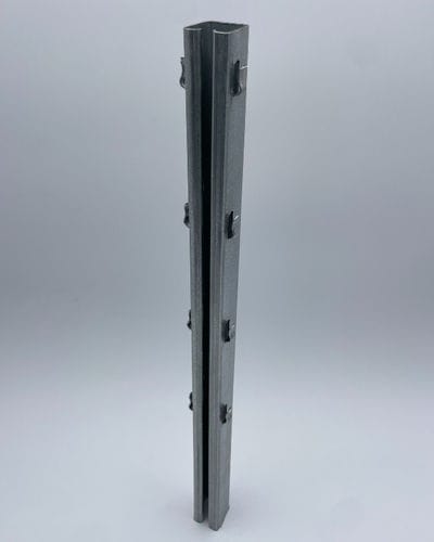 Колышек для ограждения - RAIL 35X30 - SLPA - Société Landaise de Profilage Acier - для подвязывания / из стали / для луга
