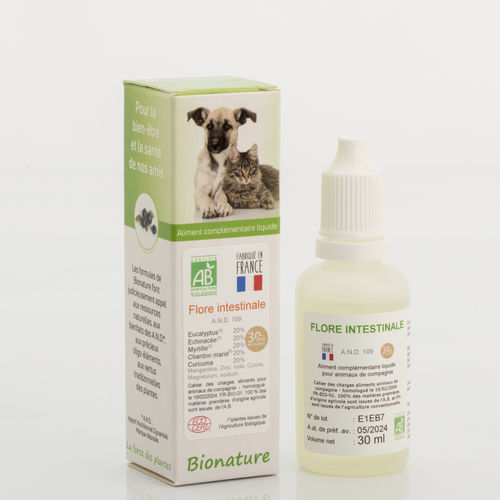 Кормовая добавка для очищения кишечника - AND 109 - Bionature - для животных / для домашних животных / жидкость