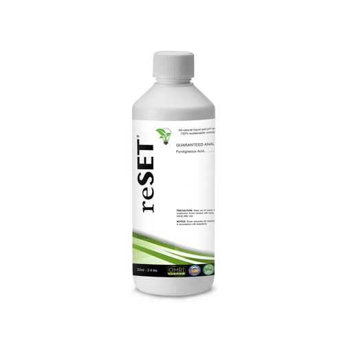 Органическое удобрение - reSET™ - BioEnergy Solutions Inc - с микроэлементами / жидкость / для контроля ph