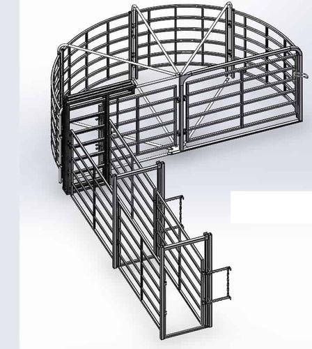 Станок для фиксации КРС для крупного рогатого скота - OSS-180B - YYK BARN TECH LTD - уход за копытами / мобильный / с системой взвешивания