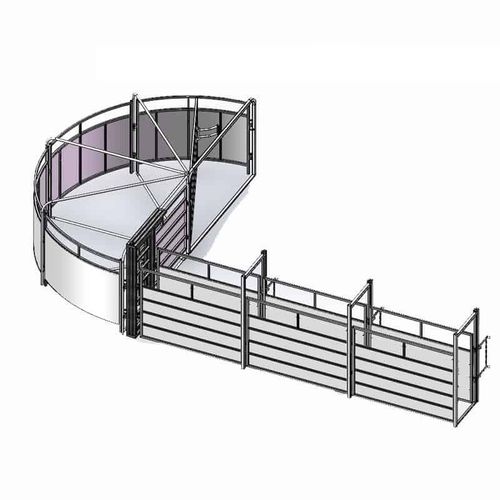 Станок для фиксации КРС для крупного рогатого скота - CSS-180A - YYK BARN TECH LTD - уход за копытами / мобильный / с системой взвешивания