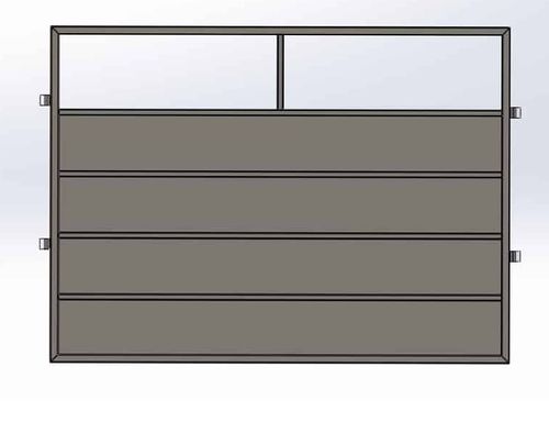 Перегородка для домашнего скота - AST-01 - YYK BARN TECH LTD - для крупного рогатого скота / из стали