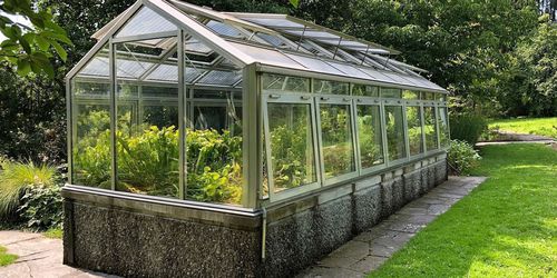 Теплица с одним сводом - Resif Greenhouse Technologies - для садоводства / из стекла / любительская