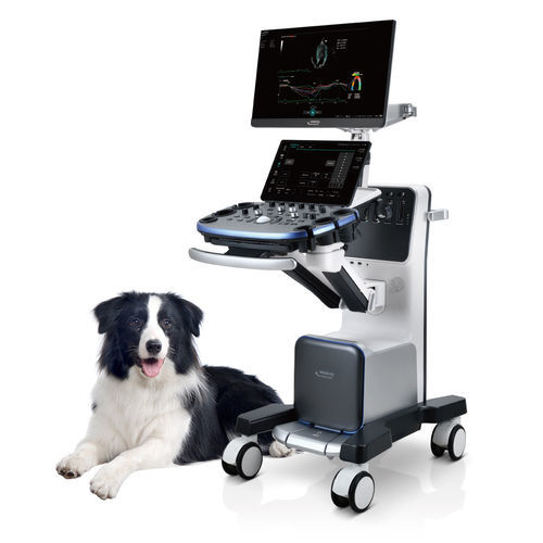 Ветеринарный эхограф переносной, с тележкой - Vetus 9 - Shenzhen Mindray Animal Medical Technology Co., Ltd. - для собак / линейный / для абдоминальной визуализации