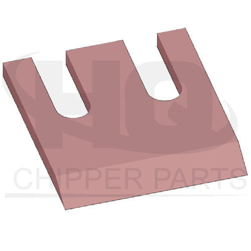 Нож для измельчителя веток - DS073 - HQ Chipper Parts - для Albach Diamant / прямой / на болтах
