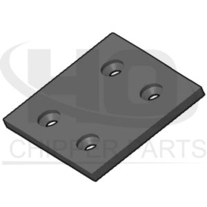 Износостойкие детали для лопастей вентилятора - J032 - HQ Chipper Parts - для измельчителей древесины Jenz / из Duroxite®