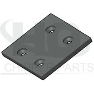 Износостойкие детали для лопастей вентилятора - J028 - HQ Chipper Parts - для измельчителей древесины Jenz