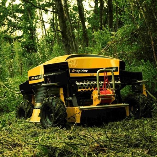 Косилка на дистанционном управлении - ILD02 EFI - Spider Mowers - ротационная / c 4 лезвиями / для травы