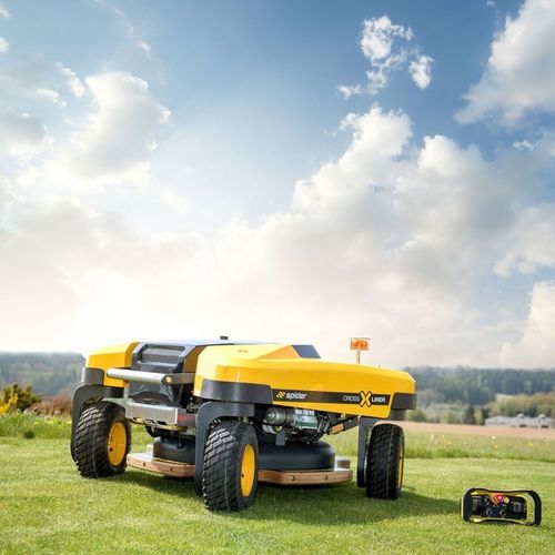 Роботизированная газонокосилка - eCROSS LINER - Spider Mowers - электрическая / для наклонных участков