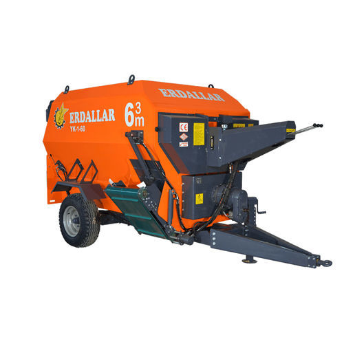 Горизонтальный винтовой смеситель - MAK-6-21 - ERDALLAR AGRICULTURAL MACHINERY - прицепной / с боковой разгрузкой / простой винт