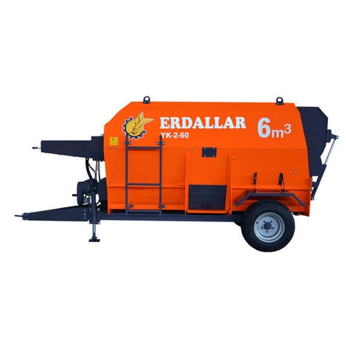 Горизонтальный винтовой смеситель - MAK-6-22 - ERDALLAR AGRICULTURAL MACHINERY - прицепной / с боковой разгрузкой / с 2 винтами