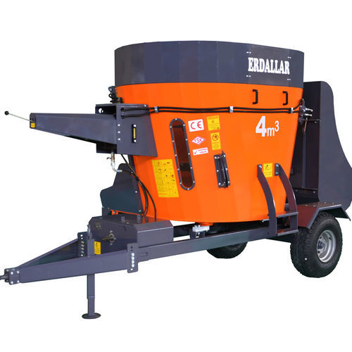 Вертикальный винтовой смеситель - MAK-4-11 - ERDALLAR AGRICULTURAL MACHINERY - прицепной / с боковой разгрузкой / простой винт