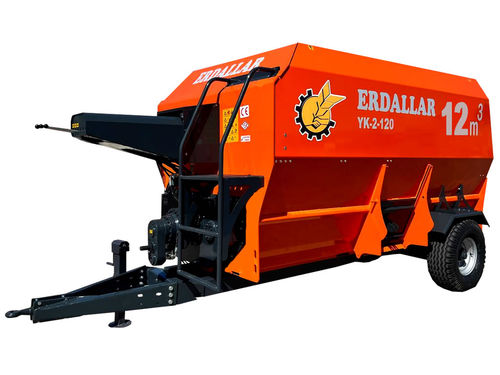 Горизонтальный винтовой смеситель - MAK-12-22 - ERDALLAR AGRICULTURAL MACHINERY - прицепной / с боковой разгрузкой / с 2 винтами