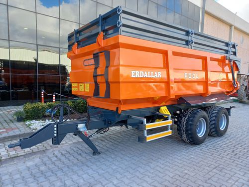 Опрокидной прицеп - POOL TYPE - ERDALLAR AGRICULTURAL MACHINERY - тандемный / сельскохозяйственный / 10 тонн