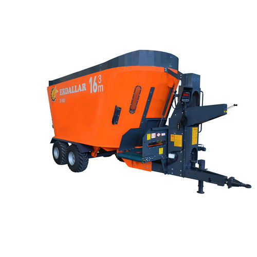 Вертикальный винтовой смеситель - ERDALLAR AGRICULTURAL MACHINERY - прицепной / с фронтальной разгрузкой / с 2 винтами