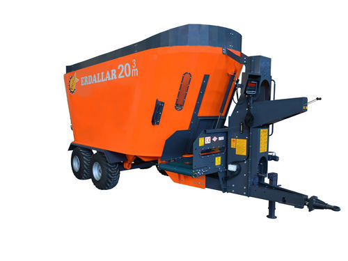 Горизонтальный винтовой смеситель - YK 20 - ERDALLAR AGRICULTURAL MACHINERY - прицепной / с фронтальной разгрузкой / с 2 винтами