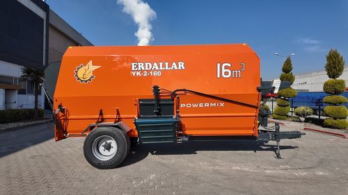 Горизонтальный винтовой смеситель - MAK-16-22 - ERDALLAR AGRICULTURAL MACHINERY - прицепной / с боковой разгрузкой / с 2 винтами