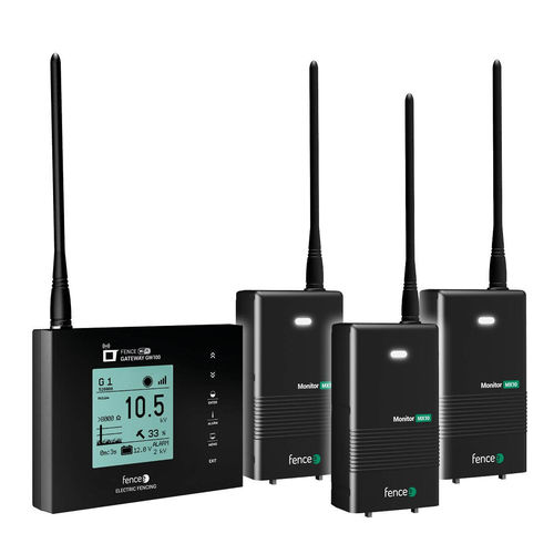 Система контроля для генератора электроизгороди - Gateway GW100 + 3x monitor MX10 - VNT ELECTRONICS S.R.O. - цифровая / беспроводная / умная