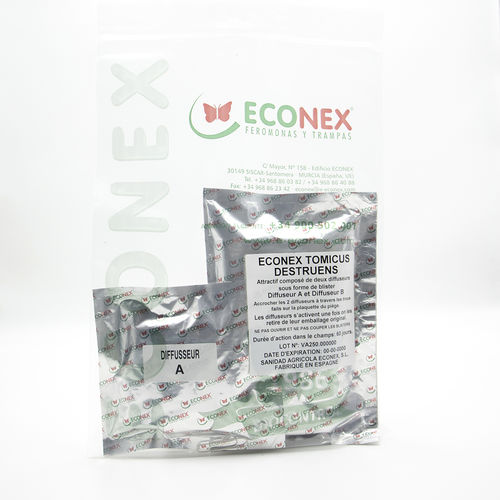 Капсула с феромоном жесткокрылые - TOMICUS DESTRUENS / 60 DAYS - SANIDAD AGRICOLA ECONEX S.L.
