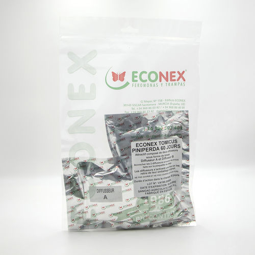 Капсула с феромоном жесткокрылые - TOMICUS PINIPERDA / 60 DAYS - SANIDAD AGRICOLA ECONEX S.L.