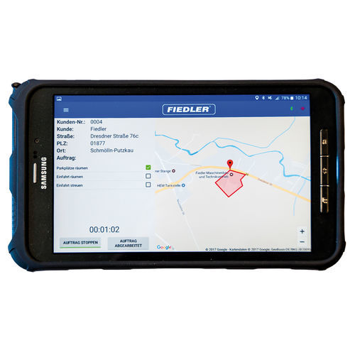 Программное обеспечение для управления - FIEDLER Maschinenbau und Technikvertrieb GmbH - для управления данными / для картографии / для сбора данных
