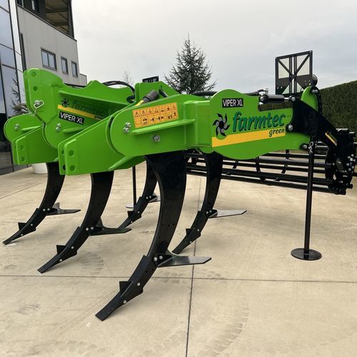 Оборудование для обработки почвы 3 корпуса - VIPER series - FARMTEC Srl - 5 корпусов / с гидравлическим регулятором / сцепка на три точки