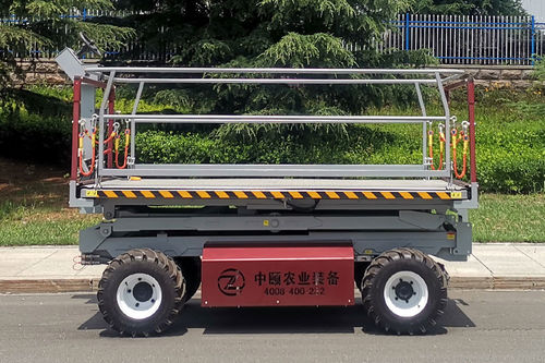 Тележка для сбора урожая с питанием от аккумулятора - 4GP-1200EP - Weihai ZY Modern Agricultural Equipment Technology Co.,Ltd - для фруктового сада / самоходная