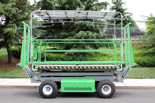 Тележка для сбора урожая с питанием от аккумулятора - 4GP-1200EP FGKL - Weihai ZY Modern Agricultural Equipment Technology Co.,Ltd - для фруктового сада / самоходная