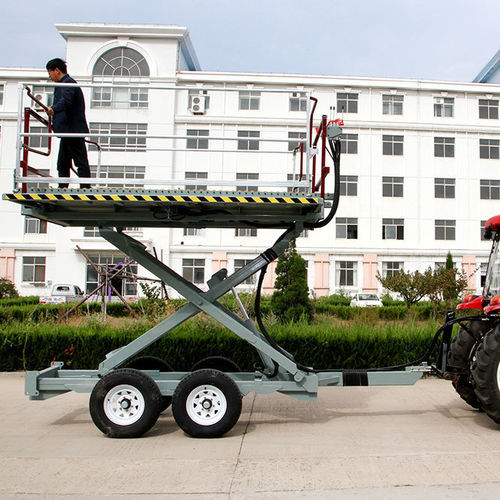 Тележка для сбора урожая для фруктового сада - 1200 Series - Weihai ZY Modern Agricultural Equipment Technology Co.,Ltd - прицепная / регулируемая по высоте