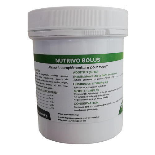 Кормовая добавка для животных - NUTRIVO  - NUTRI-CONCEPT - для телят / болюс / для пищеварения