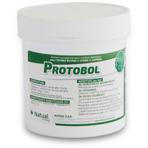 Кормовая добавка для животных - PROTOBOL - NATUAL - для телят / минералы / витамины