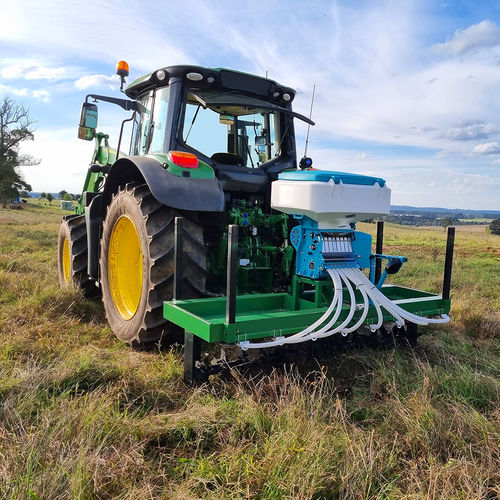 Пневматическая линейная сеялка - YXS-05 - Hubei YongXiang Agricultural Machinery Equipment Co., Ltd. - 8 рядов / для покровной культуры / для травы