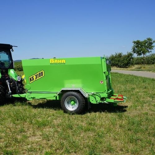 Прицепной разбрасыватель удобрений - KS3100 - BÄHR Weinbautechnik GmbH - твердый / двойной диск / для винограда