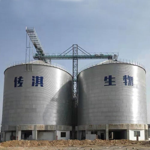 Зернохранилище с плоским дном - Dongying Fengtu Intelligent Storage Co., Ltd - для злаковых / для кукурузы / из гальванизированной стали