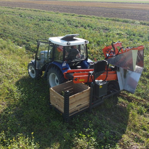 Уборочная машина с ящичным поддоном - WERINGEN RVE-1 with pallet box - Weringen - для овощей / для петрушки / для установки на трактор