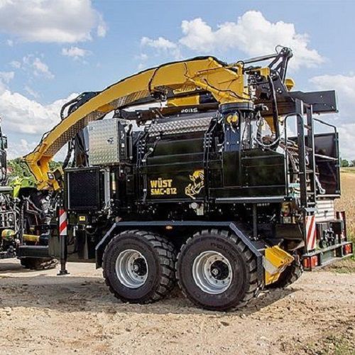 Измельчитель веток с приводным валом - SMC-812 PTO - Albach Maschinen AG - буксируемый / с подъемным краном / с гидравлическим приводом