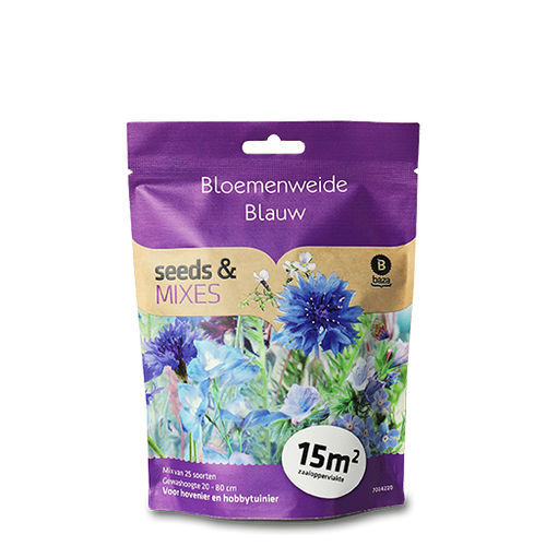 Семена цветов смесь - 7034220 - BAZA Seeds Holland b.v. - годовой / смесь цветов / синий