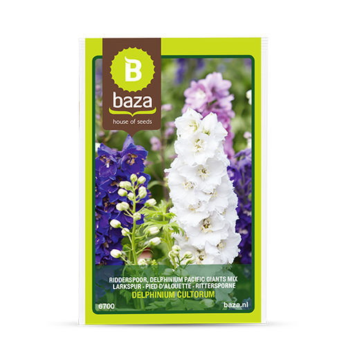 Многолетний семена цветов - Larkspur - BAZA Seeds Holland b.v. - белый / синий / розовый