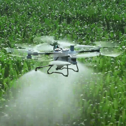 Сельскохозяйственный дрон вертолетного типа - AGRAS T100 - DJI - квадрокоптер / для воздушной съемки / транспортный