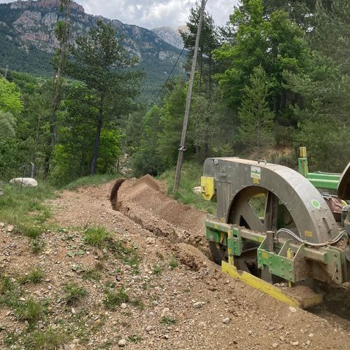 Канавокопатель с одним колесом - RD 900-300 - MAQUINARIA AGRICOLA FERRO S.A - для установки на трактор