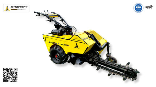 Канавокопатель мини - Mini Self Propelled Trencher - Dhruva 100 - Autocracy Machinery Private Limited - с цепью / самоходный