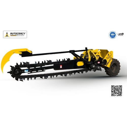 Канавокопатель с цепью - Tractor Trencher - Rudra 150 XT - Autocracy Machinery Private Limited - для установки на трактор
