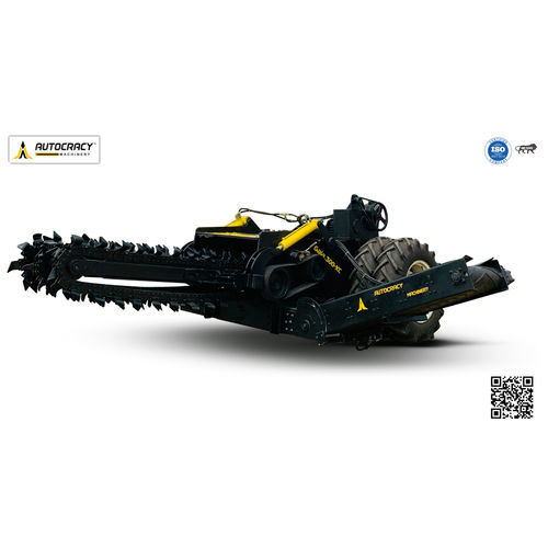 Двухколесный канавокопатель - Heavy Duty Triple Chain Tractor Trencher - Gaja 300 XC - Autocracy Machinery Private Limited - с цепью / с конвейером / для установки на трактор