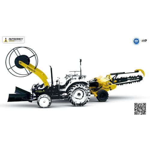 Канавокопатель с цепью -  Trenching solution - Mayura TO -All-in-One - Autocracy Machinery Private Limited - для установки на трактор