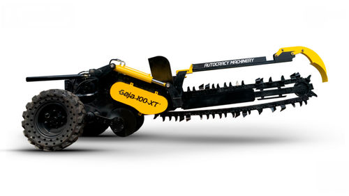 Канавокопатель с цепью - Gaja 100XT - Autocracy Machinery Private Limited - для установки на трактор