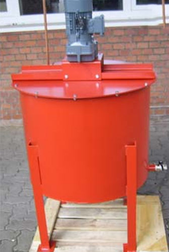 Резервуар с мешалкой - RP 100 - Samatec Saatguttechnik Maschinenbau GmbH - вертикальный / из нержавеющей стали / со смесителем